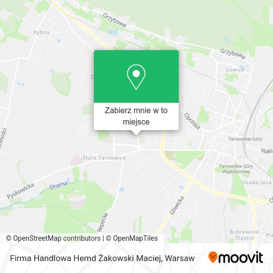 Mapa Firma Handlowa Hemd Żakowski Maciej