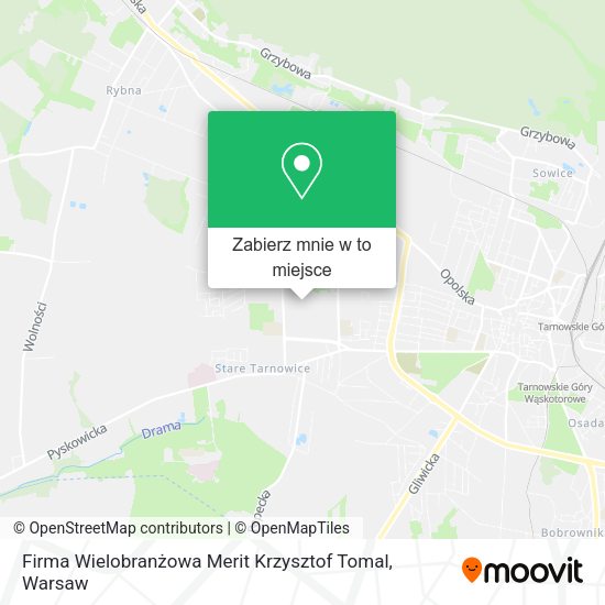 Mapa Firma Wielobranżowa Merit Krzysztof Tomal