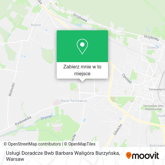 Mapa Usługi Doradcze Bwb Barbara Waligóra Burzyńska