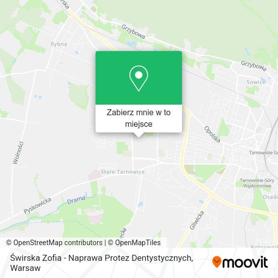 Mapa Świrska Zofia - Naprawa Protez Dentystycznych