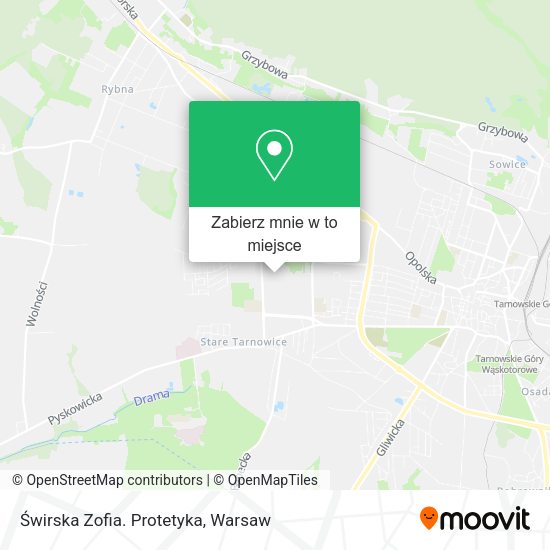 Mapa Świrska Zofia. Protetyka