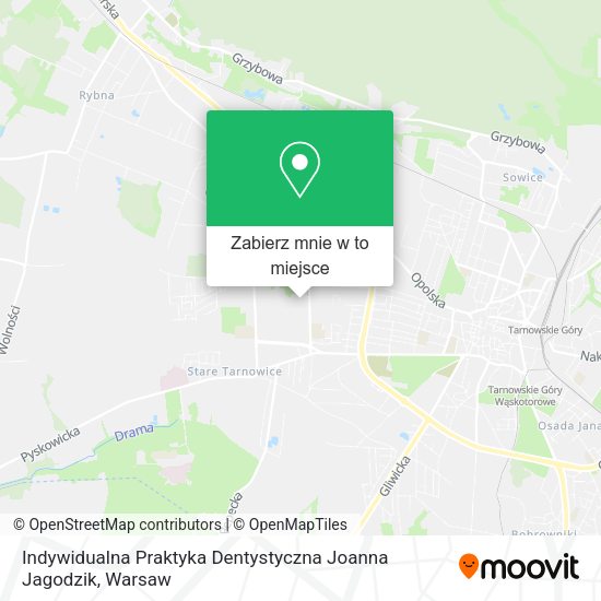 Mapa Indywidualna Praktyka Dentystyczna Joanna Jagodzik