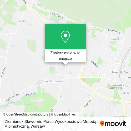 Mapa Ziemianek Sławomir. Prace Wysokościowe Metodą Alpinistyczną