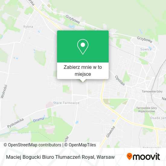 Mapa Maciej Bogucki Biuro Tłumaczeń Royal