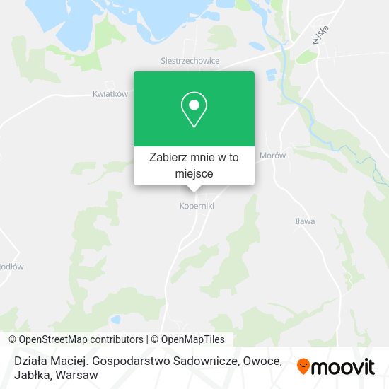 Mapa Działa Maciej. Gospodarstwo Sadownicze, Owoce, Jabłka