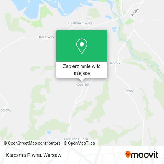 Mapa Karczma Piwna