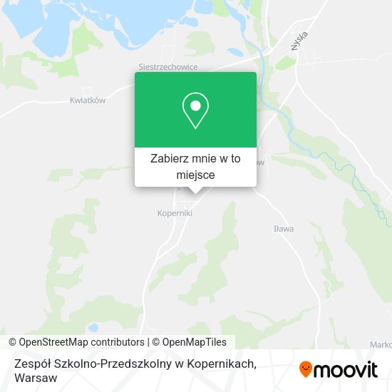 Mapa Zespół Szkolno-Przedszkolny w Kopernikach