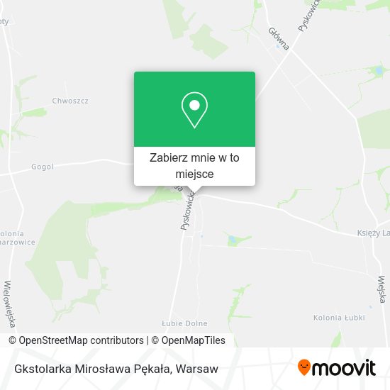 Mapa Gkstolarka Mirosława Pękała