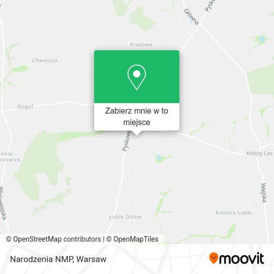 Mapa Narodzenia NMP