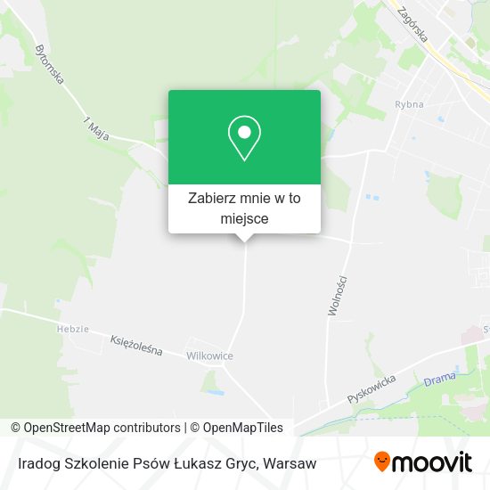 Mapa Iradog Szkolenie Psów Łukasz Gryc