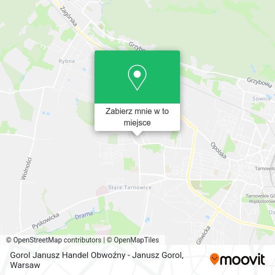 Mapa Gorol Janusz Handel Obwoźny - Janusz Gorol