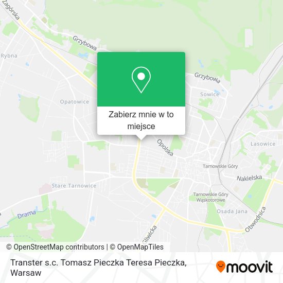 Mapa Transter s.c. Tomasz Pieczka Teresa Pieczka