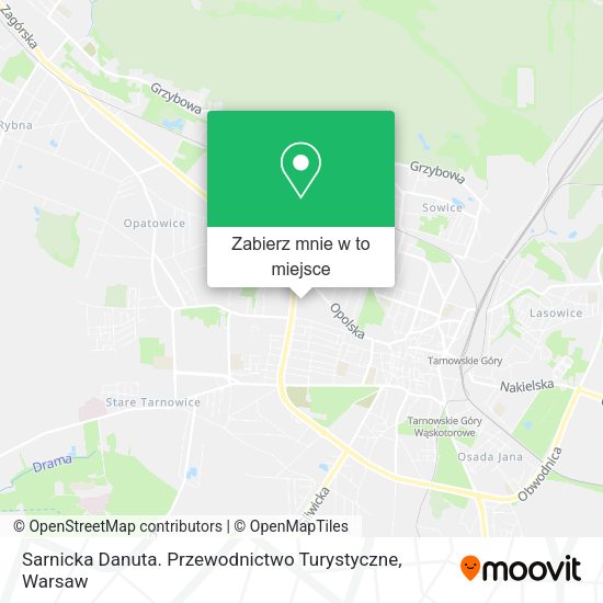 Mapa Sarnicka Danuta. Przewodnictwo Turystyczne