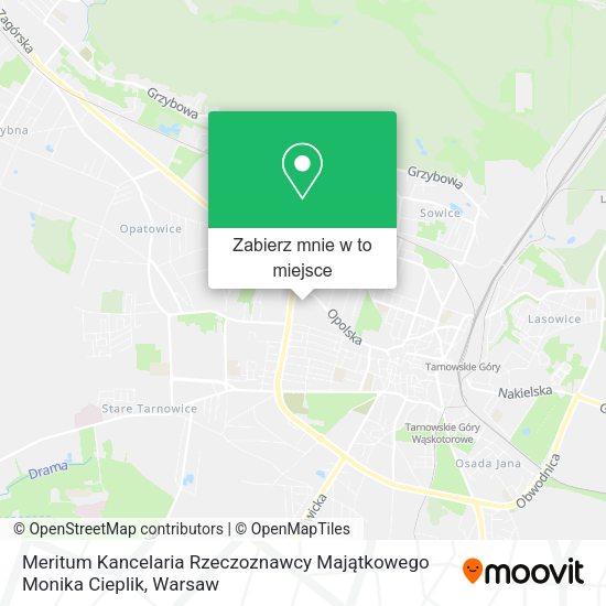 Mapa Meritum Kancelaria Rzeczoznawcy Majątkowego Monika Cieplik