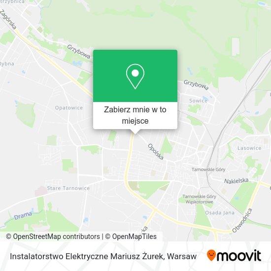 Mapa Instalatorstwo Elektryczne Mariusz Żurek