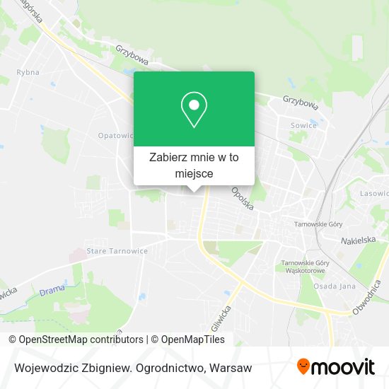 Mapa Wojewodzic Zbigniew. Ogrodnictwo