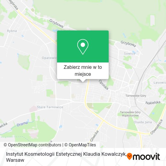 Mapa Instytut Kosmetologii Estetycznej Klaudia Kowalczyk