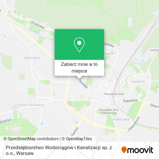 Mapa Przedsiębiorstwo Wodociągów i Kanalizacji sp. z o.o.