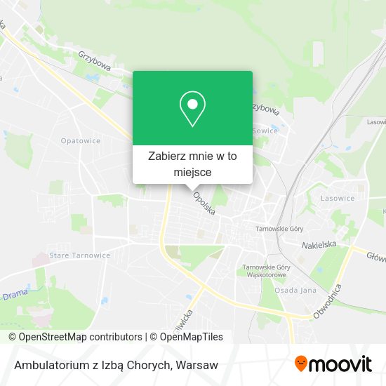 Mapa Ambulatorium z Izbą Chorych