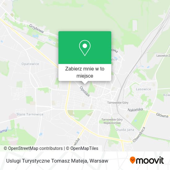 Mapa Uslugi Turystyczne Tomasz Mateja