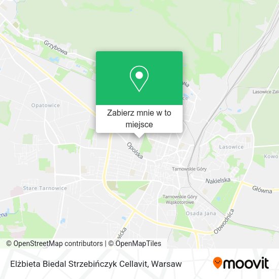 Mapa Elżbieta Biedal Strzebińczyk Cellavit