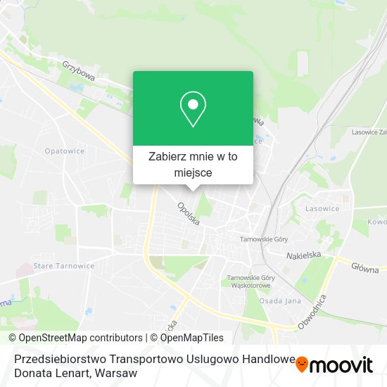 Mapa Przedsiebiorstwo Transportowo Uslugowo Handlowe Donata Lenart