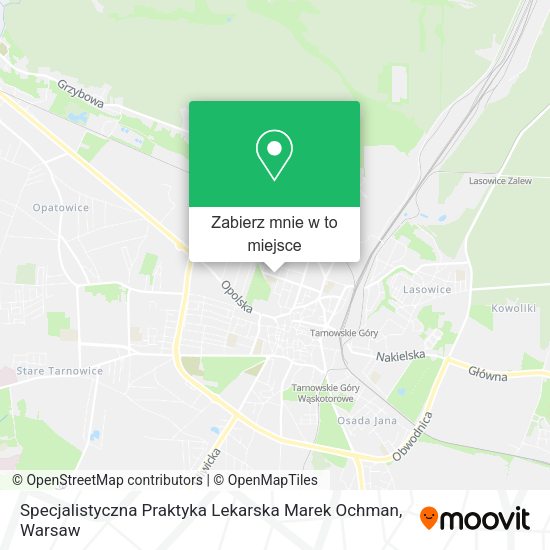 Mapa Specjalistyczna Praktyka Lekarska Marek Ochman