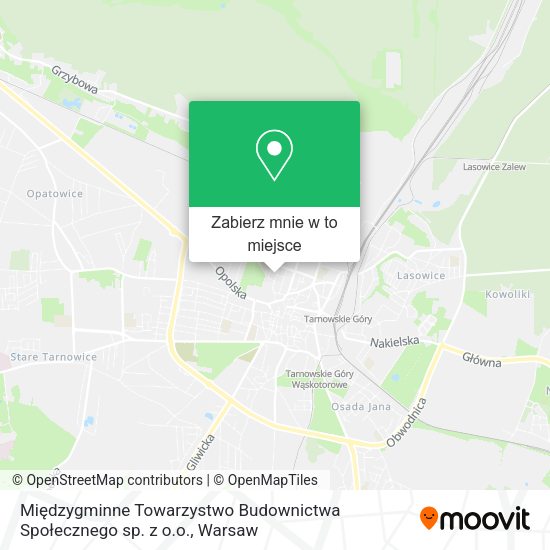 Mapa Międzygminne Towarzystwo Budownictwa Społecznego sp. z o.o.