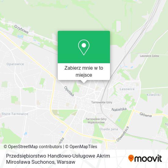 Mapa Przedsiębiorstwo Handlowo-Usługowe Akrim Mirosława Suchonos