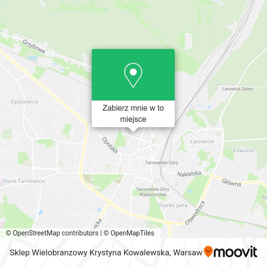 Mapa Sklep Wielobranzowy Krystyna Kowalewska