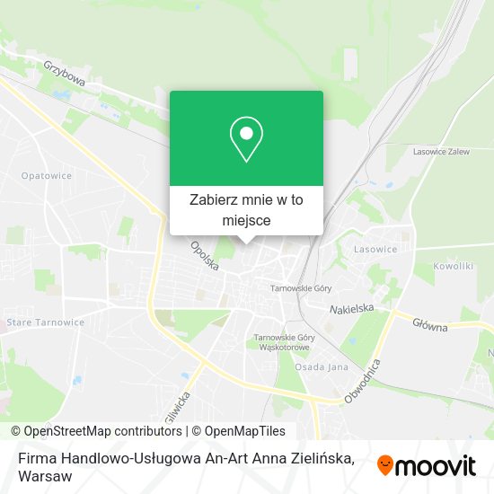 Mapa Firma Handlowo-Usługowa An-Art Anna Zielińska