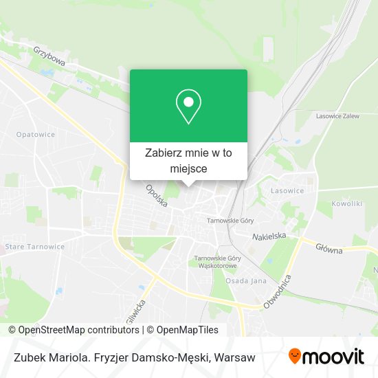 Mapa Zubek Mariola. Fryzjer Damsko-Męski