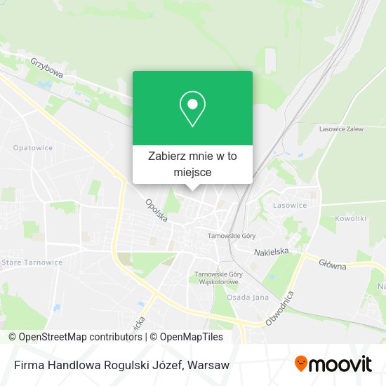 Mapa Firma Handlowa Rogulski Józef