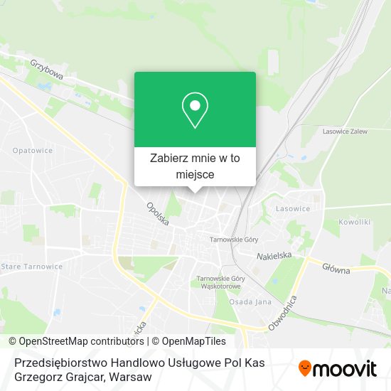 Mapa Przedsiębiorstwo Handlowo Usługowe Pol Kas Grzegorz Grajcar