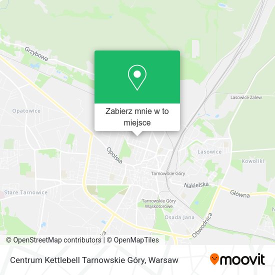 Mapa Centrum Kettlebell Tarnowskie Góry