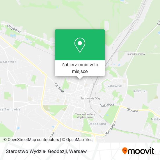 Mapa Starostwo Wydział Geodezji