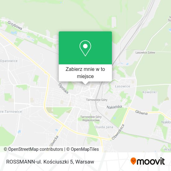 Mapa ROSSMANN-ul. Kościuszki 5