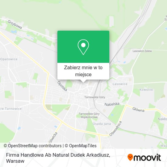 Mapa Firma Handlowa Ab Natural Dudek Arkadiusz