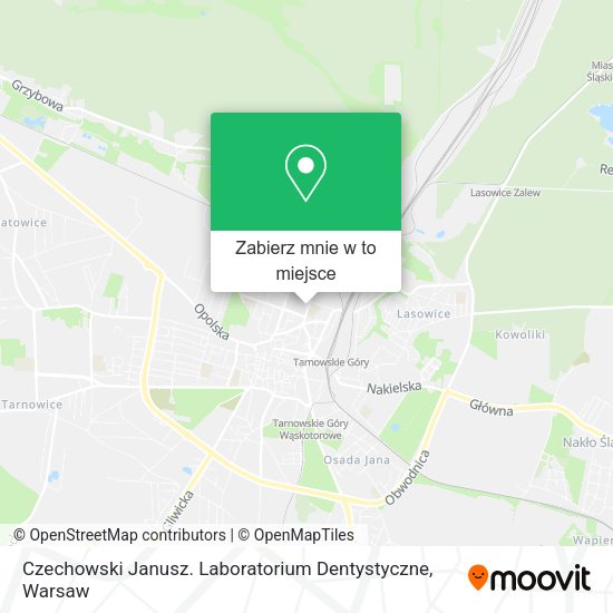 Mapa Czechowski Janusz. Laboratorium Dentystyczne