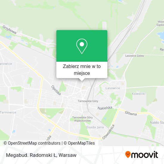 Mapa Megabud. Radomski Ł