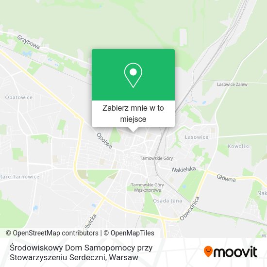 Mapa Środowiskowy Dom Samopomocy przy Stowarzyszeniu Serdeczni