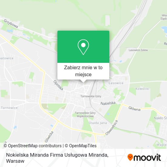 Mapa Nokielska Miranda Firma Usługowa Miranda