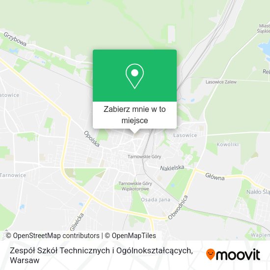 Mapa Zespół Szkół Technicznych i Ogólnokształcących