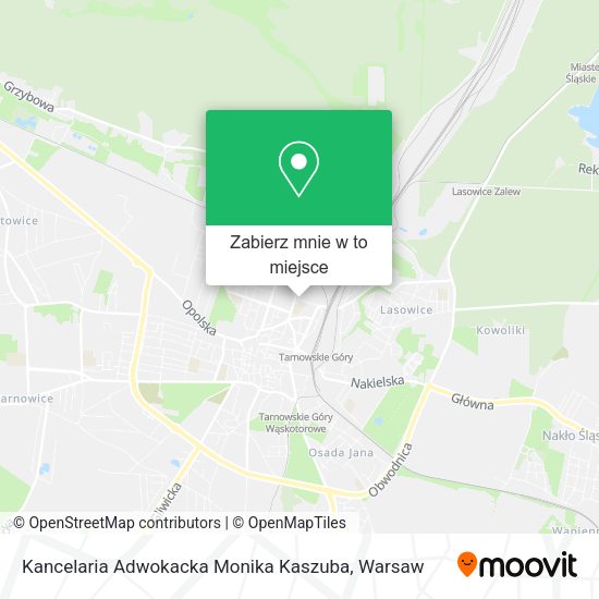 Mapa Kancelaria Adwokacka Monika Kaszuba