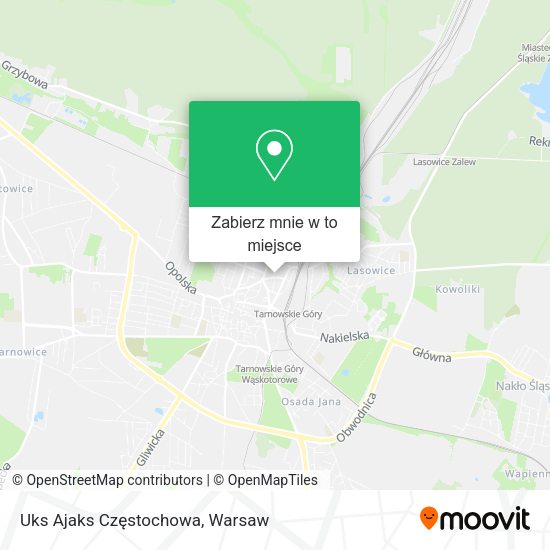 Mapa Uks Ajaks Częstochowa