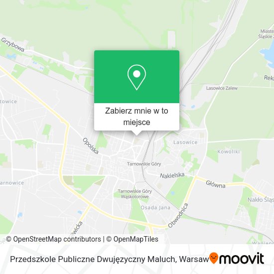 Mapa Przedszkole Publiczne Dwujęzyczny Maluch