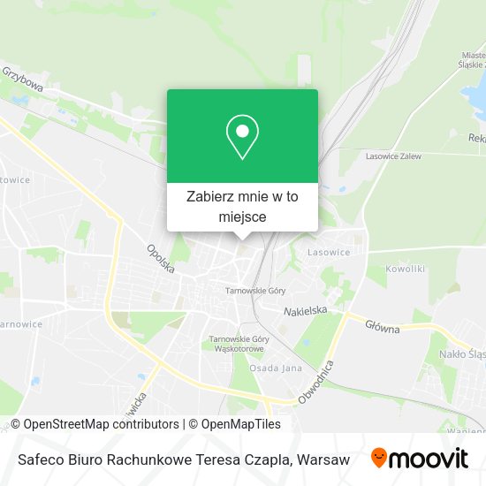 Mapa Safeco Biuro Rachunkowe Teresa Czapla