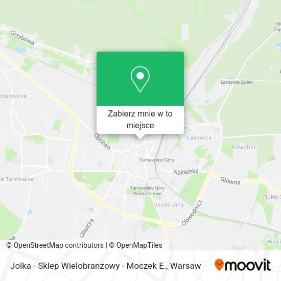 Mapa Jolka - Sklep Wielobranżowy - Moczek E.