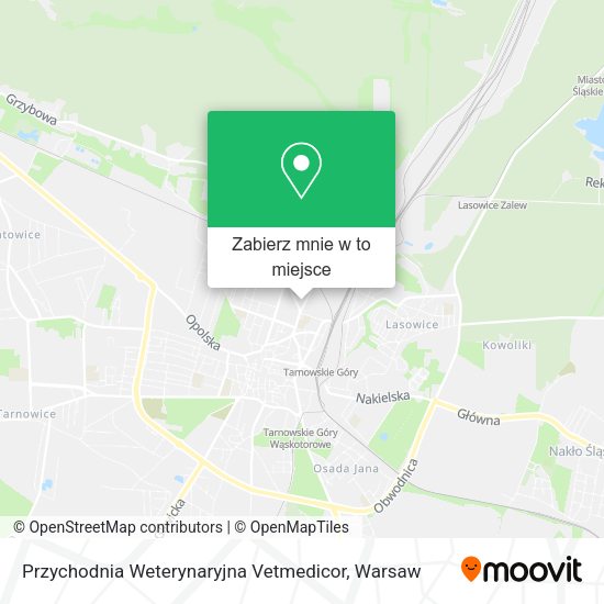 Mapa Przychodnia Weterynaryjna Vetmedicor