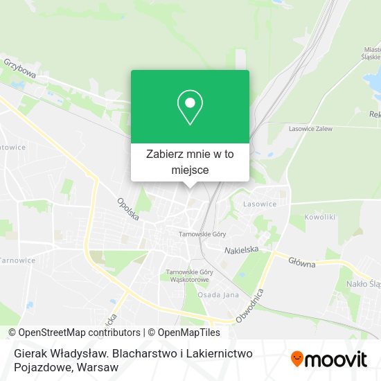 Mapa Gierak Władysław. Blacharstwo i Lakiernictwo Pojazdowe